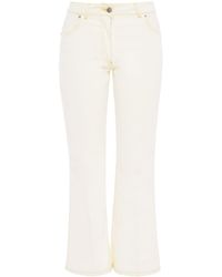 JW Anderson Jean évasé skinny - Blanc