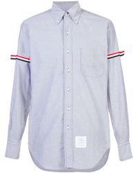 Thom Browne - Striped Sleeves Shirt - Lyst