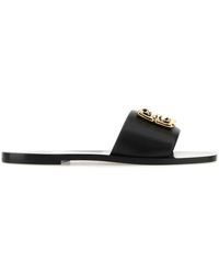 Givenchy - 4G Baroque Leather Slides - Lyst