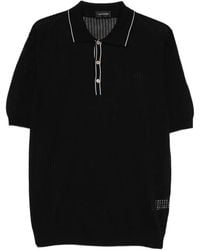 Tagliatore - Textured Polo Shirt - Lyst