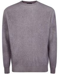 Avant Toi - Fine-Knit Crew-Neck Sweater - Lyst