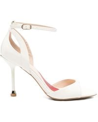 Liu Jo - Patent Faux-Leather Heeled Sandals - Lyst