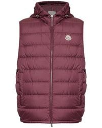 Moncler - Chaleco Acolchado Con Capucha - Lyst