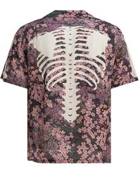Kapital - Floral Skeleton Shirt - Lyst