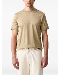 KARL LAGERFELD - Monogram-Embossed Logo-Patch T-Shirt - Lyst