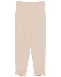 P.A.R.O.S.H. - Cuffed-Hem Trousers - Lyst
