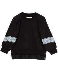 3.1 Phillip Lim - Lace-detail Cotton Sweatshirt - Lyst