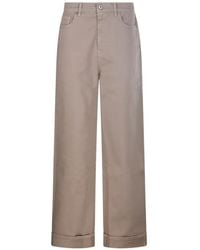 P.A.R.O.S.H. - Turn-Up Cuff Trousers - Lyst