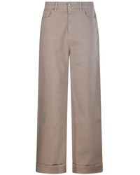P.A.R.O.S.H. - Turn-Up Cuff Trousers - Lyst