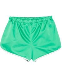 Frankie Shop - Cielo Contrast-Trim Elasticated-Waist Shorts - Lyst