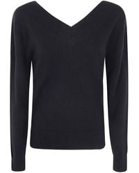 Tom Ford - Ribbed-Trim V-Neck Sweater - Lyst