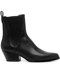MICHAEL Michael Kors - Pointed-toe Leather Ankle Boots - Lyst