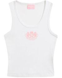 Juicy Couture - Logo-Print Striped Pajamas - Lyst