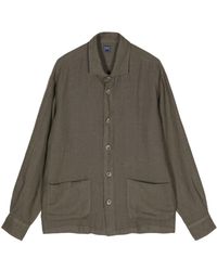 Fedeli - Button-up Linen Shirt - Lyst