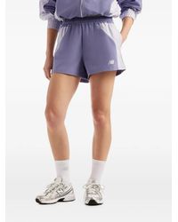 New Balance - Short Trackside Woven - Lyst