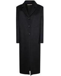 Blanca Vita - Single-Breasted Notched-Lapels Coat - Lyst