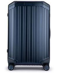 Piquadro - Leather Trolley Luggage Case - Lyst