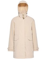 Geox - Mantinea Hooded Buttoned Jacket - Lyst