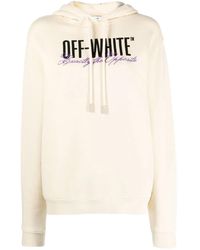Off-White c/o Virgil Abloh - Big Logo Opposite-Print Hoodie - Lyst