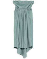 Rick Owens - Asymmetric Midi Dress - Lyst