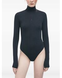 Patrizia Pepe - High-Neck Long-Sleeve Bodysuit - Lyst