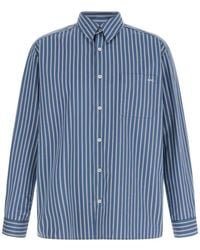 A.P.C. - Malo Striped-Pattern Chest-Pocket Shirt - Lyst