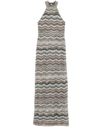 Missoni - Zigzag-Pattern Maxi Dress - Lyst