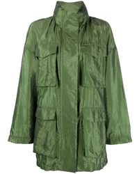 Fabiana Filippi - Flap-Pocket Hooded Coat - Lyst