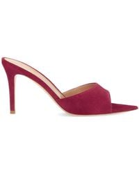 Gianvito Rossi - Elle Suede Sandals - Lyst