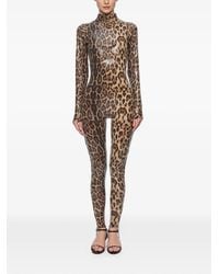 Atu Body Couture - Leopard-Print Jumpsuit - Lyst