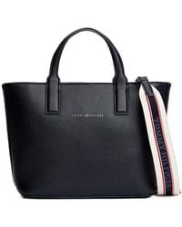 Tommy Hilfiger - Logo-Lettering Pebbled-Texture Tote Bag - Lyst