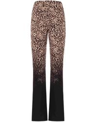 Just Cavalli - Leopard-Print Gradient Trousers - Lyst