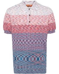 Missoni - Slub Cotton Polo Shirt - Lyst