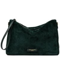 Gianni Chiarini - Medium Nora Pouch Suede-Finish Zip-Top Clutch Bag - Lyst