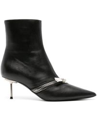 Coperni - Zip 60mm Leather Ankle Boots - Lyst
