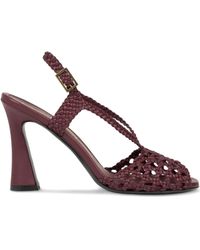 Etro - Woven High Heeled Sandals - Lyst