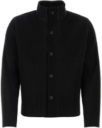 Homme Plissé Issey Miyake - Pleated Button-Up Jacket - Lyst