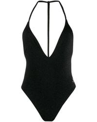 Philipp Plein Badpak Met Halternek - Zwart