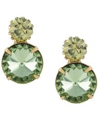 Jennifer Behr - Oorbellen Met Kristal - Lyst