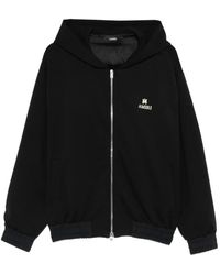 Amiri - Logo-Detail Zip-Up Hoodie - Lyst