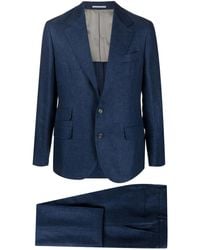 Brunello Cucinelli - Linen Leisure Fit Suit - Lyst