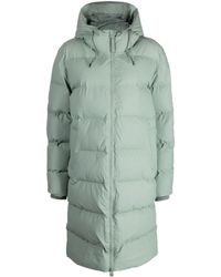 Rains - Quilted Rubberised Coat - Lyst