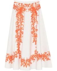 Giambattista Valli - Floral Midi Skirt - Lyst