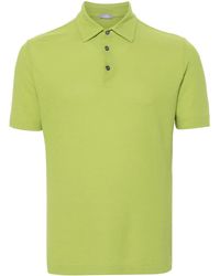 Zanone - Button-up Cotton Polo Shirt - Lyst
