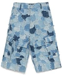 Who Decides War - Short En Jean Boro À Poches Cargo - Lyst