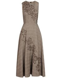 Oscar de la Renta - Ivy Threadwork Cutout Dress - Lyst
