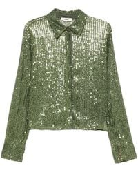 Siedres - Sequin-Embellished Long-Sleeve Shirt - Lyst