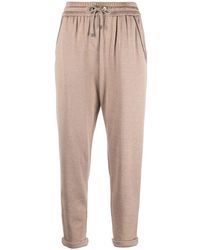 Brunello Cucinelli - Turn-up Track Pants - Lyst
