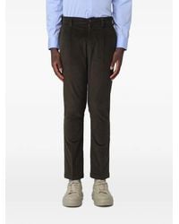 Brooksfield - Pleated Corduroy Straight-Leg Trousers - Lyst