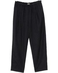 Apuntob - Elasticated-Waist Crinkled Trousers - Lyst